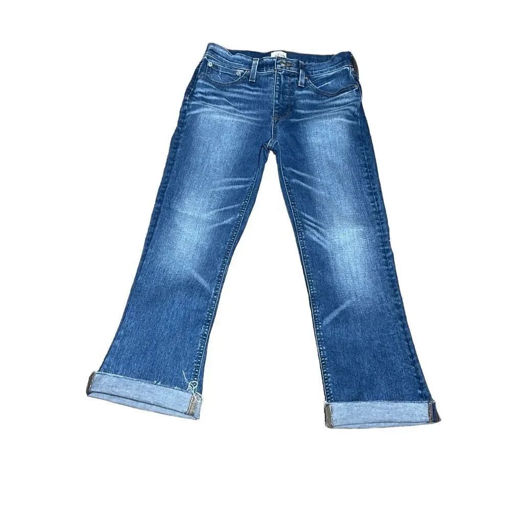J. Crew Denim Billie Demi Boot Crop Jeans Size 26